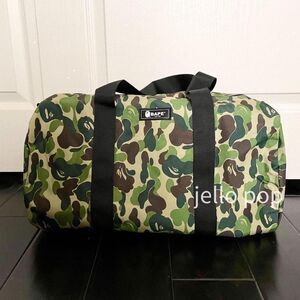 🤎💚 A bathing ape bape camo duffel gym travel bag